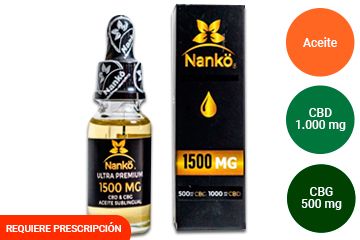 Nanko Premium 1500 CBD ISOLATE & CBG